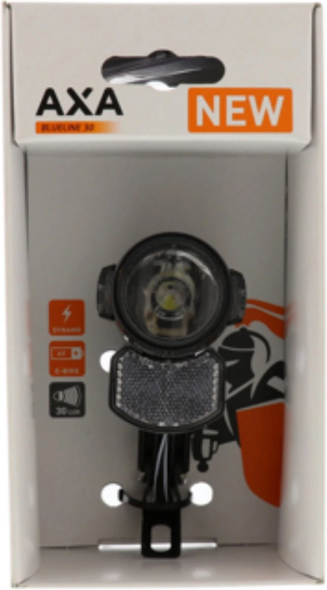 AXA Blueline 30 Switch - Fietslamp Voorlicht - LED Koplamp – Dynamo - 30 Lux 7 AXA Blueline 30 Switch - Fietslamp Voorlicht - LED Koplamp – Dynamo - 30 Lux - Afbeelding 5