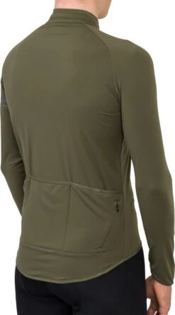 AGU Thermo Fietsshirt Lange Mouwen Essential Heren - Army Green - XL -Fietsuitrusting Winkel 668x1200