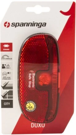 Spanninga Duxo Fiets Achterlicht - Batterij -Fietsuitrusting Winkel 673x1200