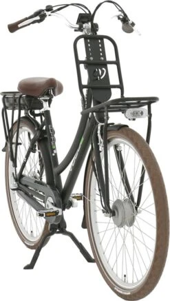 Vogue Elite - Fiets (elektrisch) - Vrouwen - Matzwart - 50 -Fietsuitrusting Winkel 679x1200