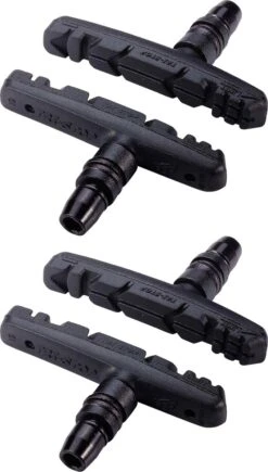 BBB Cycling Remblokken TriStop Solid - Velgrem - Compatibel Met Stadsfiets & Mountainbike - Zwart - BBS-16