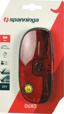 Spanninga Duxo Fiets Achterlicht - Batterij -Fietsuitrusting Winkel 681x1200