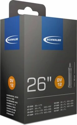 Schwalbe Binnenband - DV12 - 26 Inch X 1 1/4 - 27.5 Inch X 1.75 - Hollands Ventiel - 40mm 14 Schwalbe Binnenband - DV12 - 26 Inch X 1 1/4 - 27.5 Inch X 1.75 - Hollands Ventiel - 40mm -Fietsuitrusting Winkel 736x1200 6