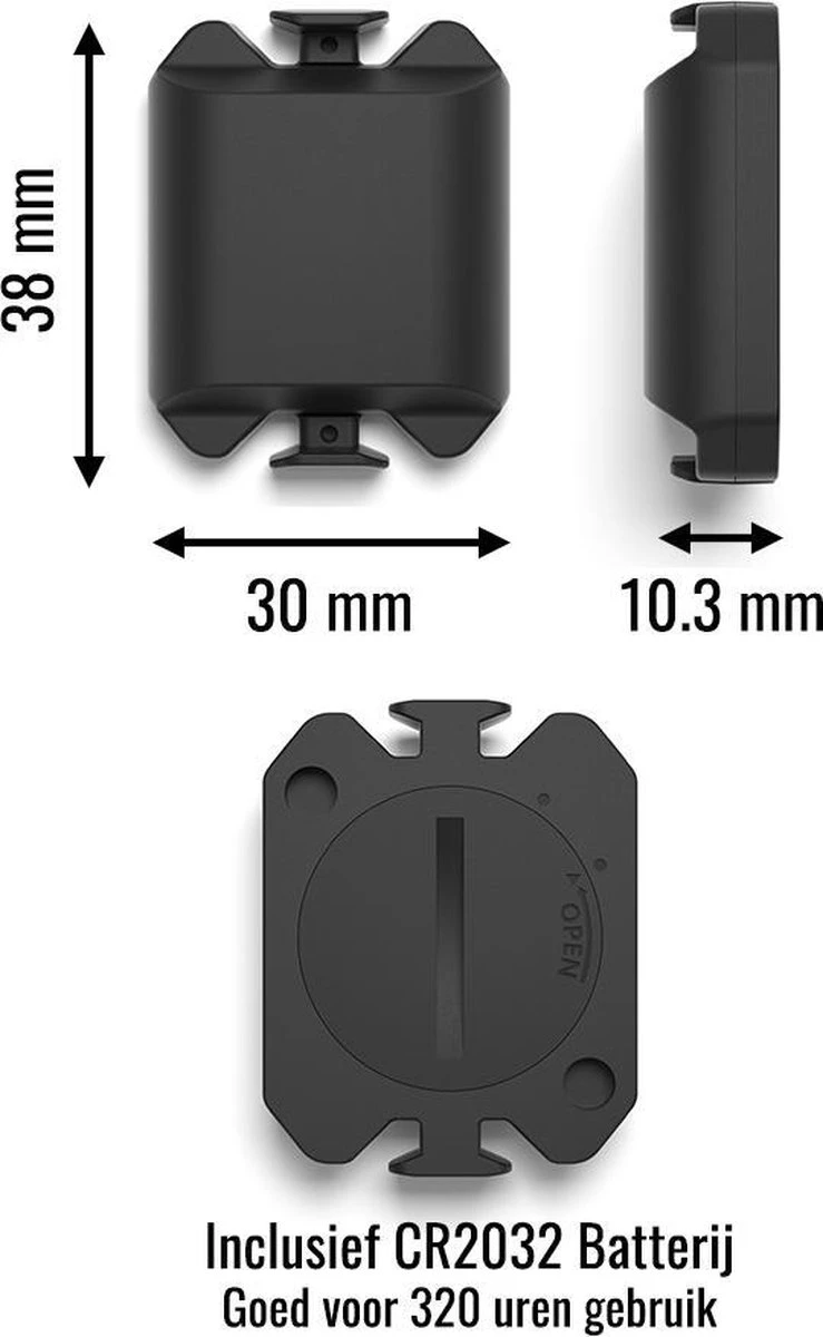 LHP BC200 Fietscomputer Draadloos 3-in-1 Bundel - Hartslagmeter Borstband - Cadanssensor - Kilometerteller GPS - 80+ Functies - 2.4 Inch LCD Scherm - Bluetooth & ANT+ 5 LHP BC200 Fietscomputer Draadloos 3-in-1 Bundel - Hartslagmeter Borstband - Cadanssensor - Kilometerteller GPS - 80+ Functies - 2.4 Inch LCD Scherm - Bluetooth & ANT+ - Afbeelding 3