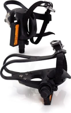 XLC Race Pedalen Toeclips - PVC - Zwart - PD-R01