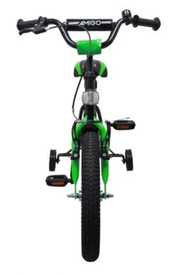Amigo BMX Fun Jongensfiets - Kinderfiets 16 Inch - Zwart/Groen -Fietsuitrusting Winkel 763x1200 1