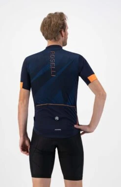 Rogelli Dusk Fietsshirt Heren Blauw/Oranje - Maat XL 13 Rogelli Dusk Fietsshirt Heren Blauw/Oranje - Maat XL -Fietsuitrusting Winkel 774x1200