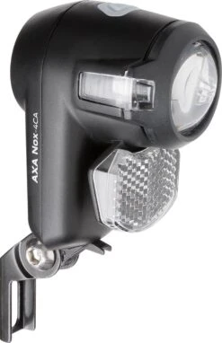 AXA Nox City 4 Lux - Fietslamp Voorlicht - LED Koplamp - Fietslicht Op Batterij - Zwart -Fietsuitrusting Winkel 775x1200 2