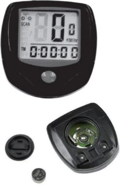 Benson Fietscomputer - Digitaal - 14 Functies - Bedraad - Zwart