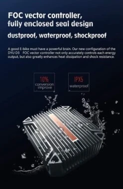 DYU D3F Opvouwbare Elektrische Fiets, Slimme Mountainbike Voor Volwassenen, 240W Aluminiumlegering Fiets Verwijderbare 36V/10Ah Lithium-ion Batterij Met 3 Rijmodi -Fietsuitrusting Winkel 783x1200