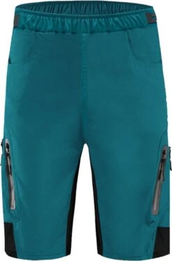 Merkloos Mountainbike Broek - MTB Broek - Short - Blauw - Fietsbroek & Onderbroek Met Zeem - Maat XL -Fietsuitrusting Winkel 790x1200 4