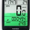 Vivid Green Draadloze Fietscomputer Snelheidsmeter - Mountainbike - Kilometerteller - Fiets Accessoires - Racefiets - Draadloos
