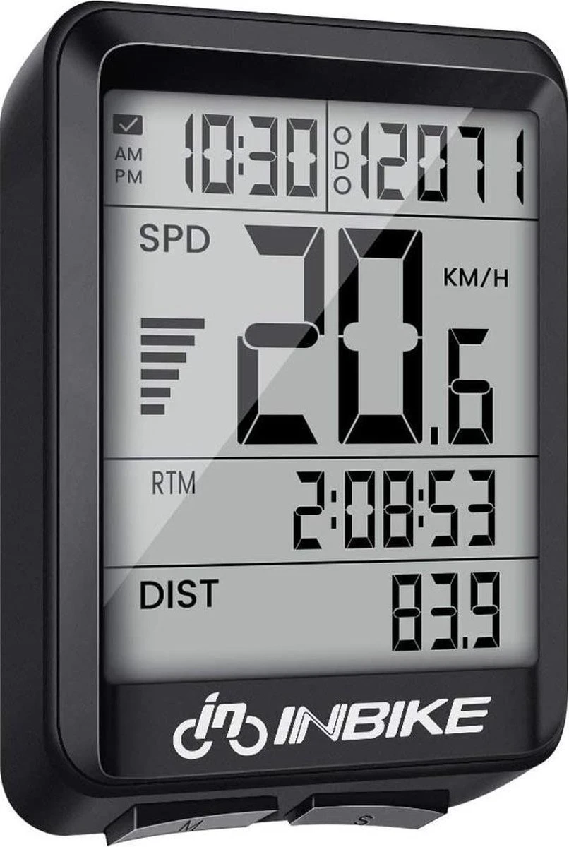 Amenzo© Fietscomputer Draadloos - Kilometerteller - NL Handleiding - Draadloze En Waterdichte Snelheidsmeter - Makkelijke Bevestiging - Fiets GPS - Zwart - Racefiets 3 Amenzo© Fietscomputer Draadloos - Kilometerteller - NL Handleiding - Draadloze En Waterdichte Snelheidsmeter - Makkelijke Bevestiging - Fiets GPS - Zwart - Racefiets