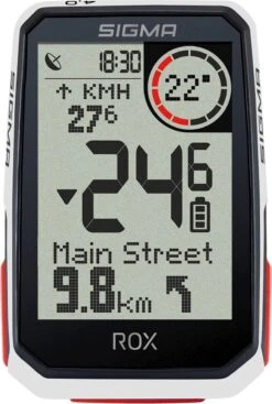 SIGMA SPORT GPS Fietscomputer Sigma ROX 4.0 GPS Met Standaard Stuurhouder - Wit -Fietsuitrusting Winkel 807x1200 2