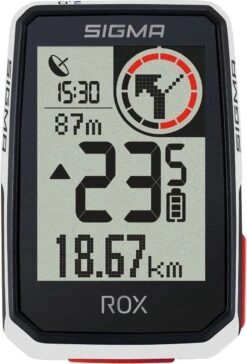 SIGMA SPORT GPS Fietscomputer Sigma ROX 2.0 GPS Met Standaard Stuurhouder - Wit -Fietsuitrusting Winkel 815x1200 2