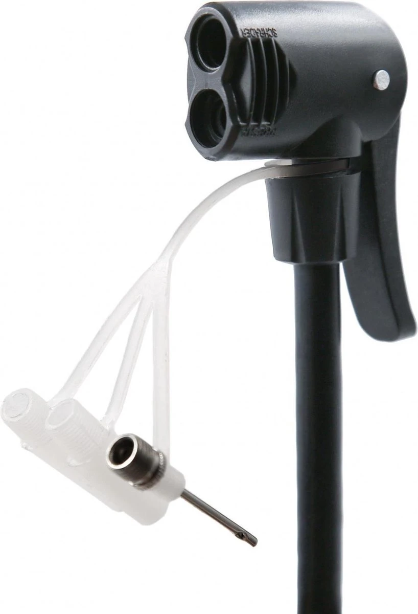 AMIGO Fietspomp M1 - Vloerpomp Voor Hollands Ventiel/ Frans Ventiel/ Autoventiel - Zwart 6 AMIGO Fietspomp M1 - Vloerpomp Voor Hollands Ventiel/ Frans Ventiel/ Autoventiel - Zwart - Afbeelding 4