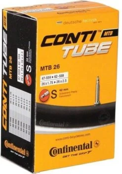 Continental Binnenband Mtb 26 X1.75-2.50 (47/62-559) Fv 42 Mm Zwart -Fietsuitrusting Winkel 841x1200 1