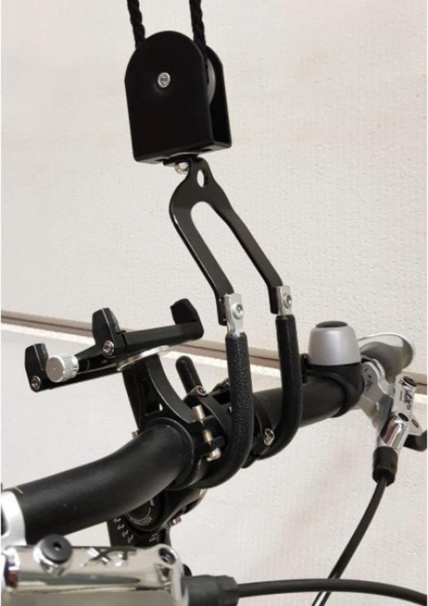 Mirage Fietslift Superlifter 57kg Staal Zwart 11-delig 4 Mirage Fietslift Superlifter 57kg Staal Zwart 11-delig - Afbeelding 2