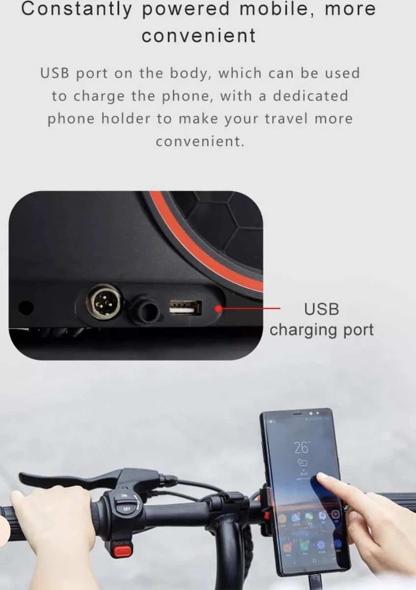 Merkloos MoovWay Elektrische Mini Scooter | E-bike Met Cruise Control | 25km/h 4 Merkloos MoovWay Elektrische Mini Scooter | E-bike Met Cruise Control | 25km/h - Afbeelding 2