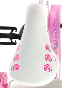 Volare Rose Kinderfiets - Meisjes - 14 Inch - Roze Wit - 95% Afgemonteerd -Fietsuitrusting Winkel 848x1200