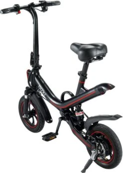 [ Ouxi V1 ] [Elektrische Vouwfiets ] [ Zwart Met Rood ] [ 250W] [actieradius 35 Km ] [snelheid 25km/h ] -Fietsuitrusting Winkel 856x1200 1