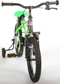 Volare Sportivo Kinderfiets - Jongens - 16 Inch - Neon Groen Zwart - 95% Afgemonteerd -Fietsuitrusting Winkel 856x1200