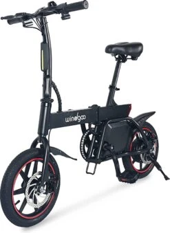 Windgoo B20 V3 - Elektrische Vouwfiets - E Bike - 250W 7.8Ah Batterij - APP IOS Android - 14 Inch - 25 KM/H - Zwart -Fietsuitrusting Winkel 875x1200