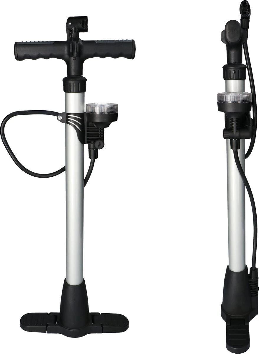 Dresco Fietspomp - Manometer – Zwart 9 Dresco Fietspomp - Manometer – Zwart - Afbeelding 7