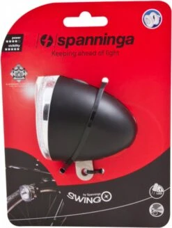 Spanninga Swingo Fiets Koplamp - 4 Lux - Batterij -Fietsuitrusting Winkel 903x1200