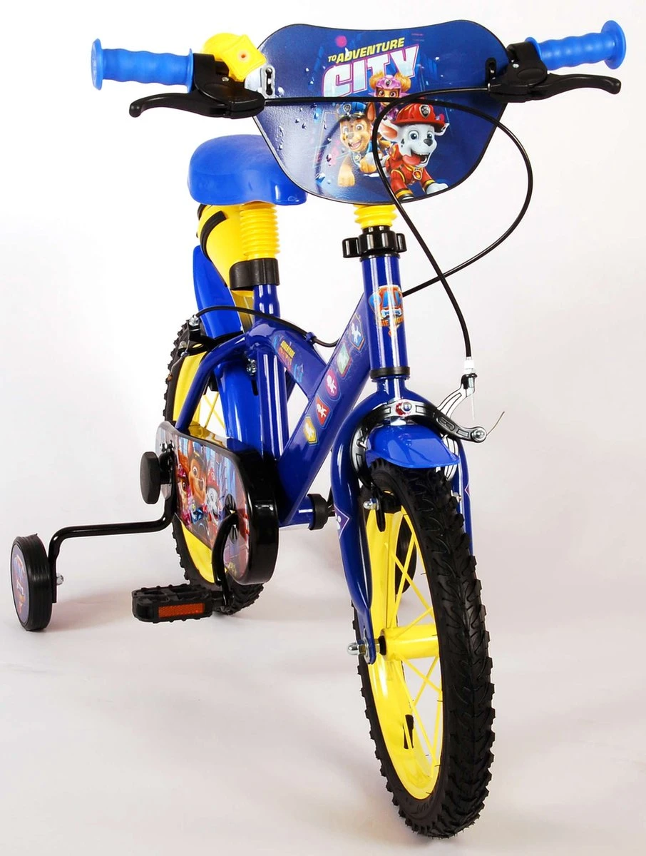 Volare Paw Patrol The Movie Kinderfiets - Jongens - 14 Inch - Blauw - Twee Handremmen 5 Volare Paw Patrol The Movie Kinderfiets - Jongens - 14 Inch - Blauw - Twee Handremmen - Afbeelding 3