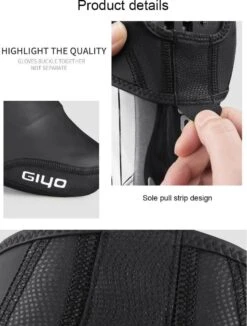 Giyo Waterdichte Halve Overschoenen Toe Covers - 1 Paar - Maat 41-46 - Zomer - Fiets Schoen Overtrek - MTB - Wielrennen/ Mountainbiken - Windproof -Fietsuitrusting Winkel 909x1200 1
