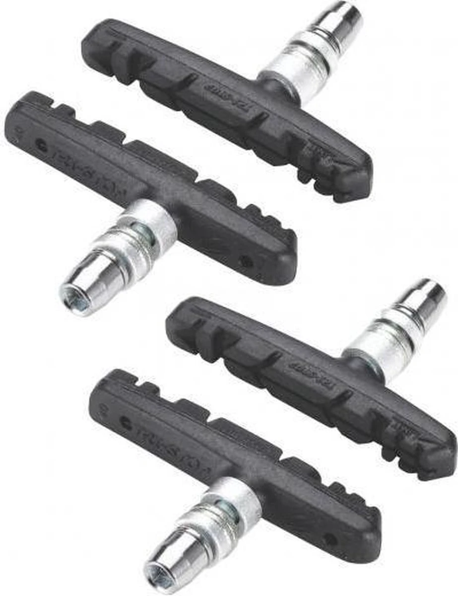 BBB Cycling Remblokken TriStop Solid - Velgrem - Compatibel Met Stadsfiets & Mountainbike - Zwart - BBS-16 3 BBB Cycling Remblokken TriStop Solid - Velgrem - Compatibel Met Stadsfiets & Mountainbike - Zwart - BBS-16 - Afbeelding 2