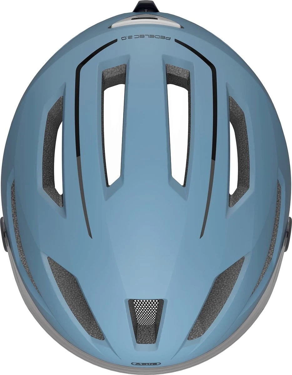 Abus Helm Pedelec 2.0 ACE Fietshelm - Maat L (56-62cm) - Glacier Blue 7 Abus Helm Pedelec 2.0 ACE Fietshelm - Maat L (56-62cm) - Glacier Blue - Afbeelding 5