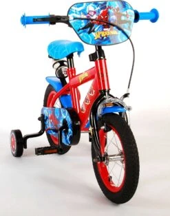Volare Spider-Man Kinderfiets - Jongens - 12 Inch - Blauw/Rood -Fietsuitrusting Winkel 943x1200