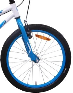 Amigo Cross Jongensfiets - Kinderfiets 20 Inch - Wit/Blauw -Fietsuitrusting Winkel 945x1200