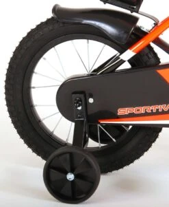 Volare Sportivo Kinderfiets - Jongens - 14 Inch - Neon Oranje/Zwart - 95% Afgemonteerd -Fietsuitrusting Winkel 985x1200 2