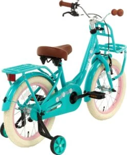 Nogan Puck - Kinderfiets - Meisjesfiets - 12 Inch - Turquoise -Fietsuitrusting Winkel 985x1200