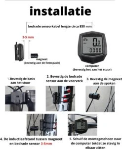 Pleasant Life Kilometerteller Fiets - Waterdicht - Digitale LCD - Bedraad - Fiets Accesoires - Mountainbike - Wielrennen - -Fietsuitrusting Winkel 985x1200 5